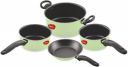 Pigeon Master Chef 4 Piece Non-Stick Coated Cookware Set  (Aluminium, 4 - Piece)...