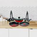 Pigeon Mio 8 Piece Gift Set Non-Stick Coated Cookware Set  (Aluminium, 8 - Piece)...