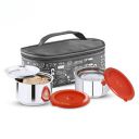 Pigeon Nutri Fresh Stainless Steel Insulated Tiffin Box Pack of 2 - Grey...