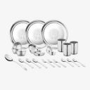 Pigeon Pack of 25 Stainless Steel Dinner Set  (Silver)...
