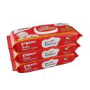 Pigeon Premium Baby wet Wipes 72 Sheets Skincare With Lid-Pack Of 3...