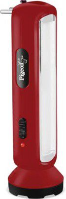 Pigeon Radiance LED Torch Emergency Light  (Red)