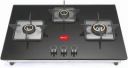 Pigeon Spark Plus 3 Burner Glass Stainless Steel Automatic Hob ...