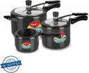 Pigeon Special Combi 2 L, 3 L, 5 L Induction Bottom Pressure Cooker (Hard Anodized)...
