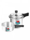 Pigeon Special Silver Aluminium Dishwasher safe 2 Induction Outer Lid Pressure Cooker...