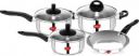 Pigeon Stainless Steel Essentials Induction Bottom Cookware Set (Stainless Steel, 7 - Piece)...