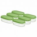 Pigeon - StakBox Airtight Plastic Storage Containers Set 0.5 Litre (Set of 6)...