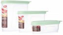 Pigeon StakBox Value Combi (Set of 3) Storage for Kitchen - Green...