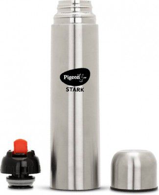 Pigeon Stark 24 Hrs Hot & Cold Therminox Vaccum Insulated 350 ml Flask (Pack of 1, Silver, Steel)