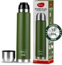 Pigeon Stark Plus Olive 24 Hrs Hot & Cold Therminox Vaccum Insulated, 1000 ml Steel Flask...