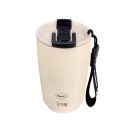Pigeon Thermocup 400 ml: Stainless Steel Vacuum Insulated Coffee Cup/Tumbler for Hot and Cold Drink |White...