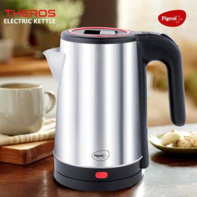 Pigeon Theros Electric Kettle (1.7 L, Silver)