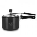 Pigeon Titanium Induction Base Inner Lid Hard Anodised Aluminium Pressure Cooker, 3 Litres, Black...