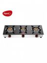 Pigeon Black Glasstop 3 Burner Manual Gas Stove...