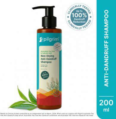 Pilgrim Australian Tea Tree Hair Shampoo for Dandruff|Itchy Scalp - 200 ml