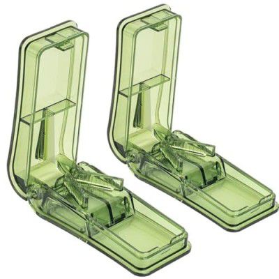 Pill Cutter – Professional Pill Splitter for Small & Large Pills, Easy and Accurate Pill Cutting Tool for Precise Dosing (pack of 2)