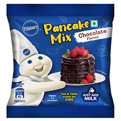 Pillsbury Chocolate Flavour Pancake Mix| Makes 3-4 Pancakes| 80g