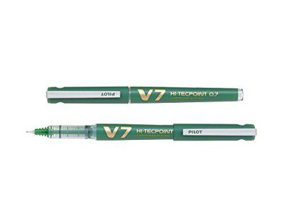 Pilot Hi Tecpoint V7 Pen - Pack of 12 (Green)