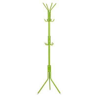 Pindia 1Pc Standing Entryway Coat Hanger Hat Holder 11 Hook Display Stand Cloth Tree Scarf Hanger-Random Color
