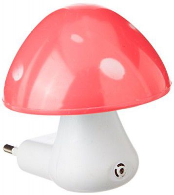 PINDIA Automatic Night Sensor Mushroom LAMP with Free 1PC Cable Winding Fish (Random Color)