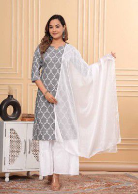 Pingaksh  Women Viscose Rayon Kurta Sharara Set