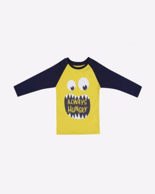 PINK N BLUE Graphic Print Crew-Neck T-shirt