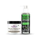 Pink Root Charcoal Facewash 100ml & Under Arms Whitening Cream, 100ml...