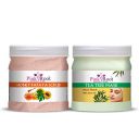 Pink Root Honey Papaya Scrub 500ml with Tea Tree Mud Mask 500ML...