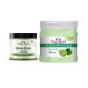 Pink Root Lemon Grass Gel 100 ml with Green Lemon Scrub 500 ml Combo Pack...
