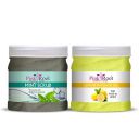 Pink Root Lemon Massage Gel 500ml with Mint Scrub 500ml...
