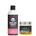 Pink Root Onion Shampoo With Moroccan Argan Hair Mask 200gm...