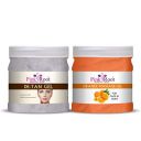 Pink Root Orange Massage Gel 500ml with De-Tan Gel 500ml...