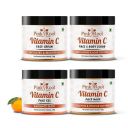 Pink Root Vitamin C Cream with Mask with Scrub with Gel 100gm each, Combo Pack...