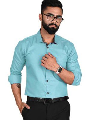 Pinkmint Casual Shirt for Men Regular Fit Long Sleeve Shirt Suitable for Event