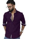 Pinkmint Mens Long Sleeve Button Down Shirt for Men Collared Casual Formal Soild Shirt...