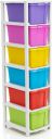Pinkwhale 6 Compartments Plastic Modular Drawer (Multicolor)...