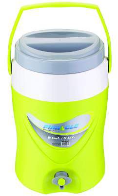 Pinnacle Platino Water Cooler Box 8 Litre, Keeps Water Cold & Fresh with Spout to Dispense Water Comfortably (Green)