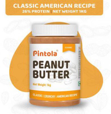 Pintola Classic Peanut Butter American Recipe (Crunchy) 1 kg