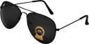 PIRASO UV Protection, Polarized Aviator Sunglasses (32) (For Men & Women, Black)...