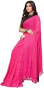 Pisara  Striped, Embellished Daily Wear Satin Saree  (Pink)...
