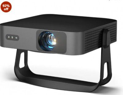 Pitinxa Fully Automatic Native 1080P Android 13.0 Smart Projector, Auto Focus, Auto 4D Keystone, 4X Brighter, WiFi 6 & BT, Screen Mirroring, ARC.