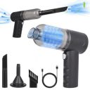 Pivalo 3-in-1 Vacuum Cleaner USB Rechargeable Wireless Handheld Mini Car Vaccum-Cleaners (Black, Pack of 1) PV-AS228...