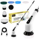 Pivalo 7in1 Cordless Electric Spin Scrubber 400 RPM Adjustable Bathroom Cleaning Brush with 2600 mAh Battery...