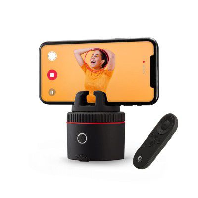 Pivo Pod Lite Classic Auto Motion Sensor Tracking Smartphone Pod & Holder for Handsfree 360° Rotation Video Recording Camera Cellphone Stand with Remote Control