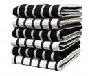 Pixel Home Superior Cotton Multi-Purpose Kitchen/Cleaning Towel/Waffle Dish Cloth (Black and White)(Pack of 6)...