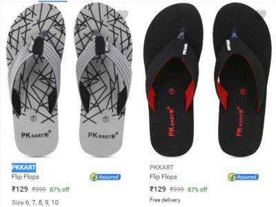 PKKART Flip Flop Starting @₹129