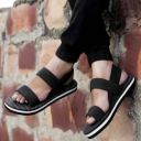 PKKART  Men Black Sandal...