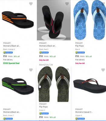 Pkkart Womens Slippers & Flip Flops Starts ₹99