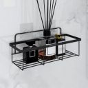 Plantex GI Steel Self Adhesive Bathroom Shelf/Wall Mounted Shelf (Black, Powder Coated)...
