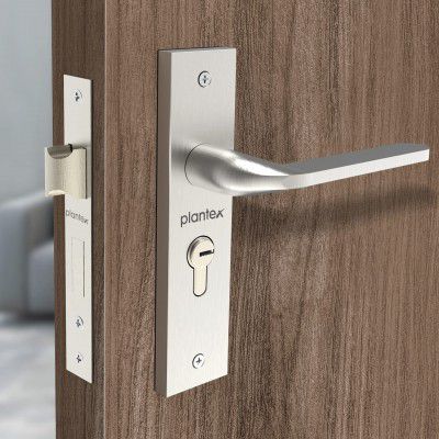 Plantex Heavy-Duty Door Locks - Main Door Lock Handle Set/ 6-Lever Lock Mechanism with 3 Years of Warranty